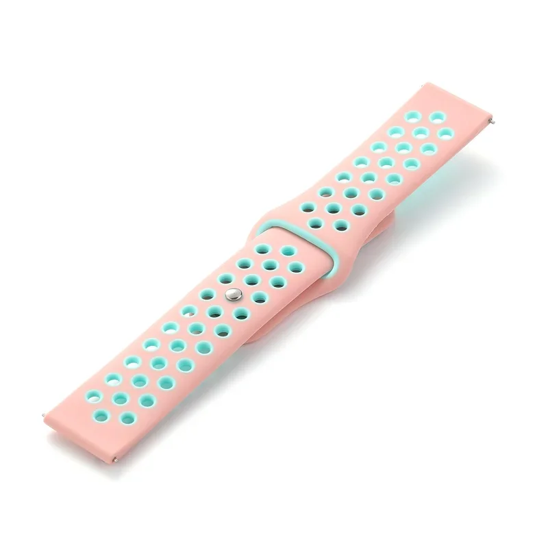 Enhanced Sports Silicone Strap, 22mm, Versatile Wristband Bracelet