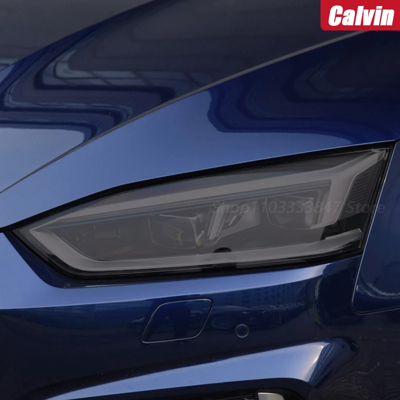 

Затемняющая Черная защитная пленка для автомобильной фары для Audi A5 8T 8F S5 RS5 2012-подходит защита прозрачная наклейка из ТПУ аксессуары