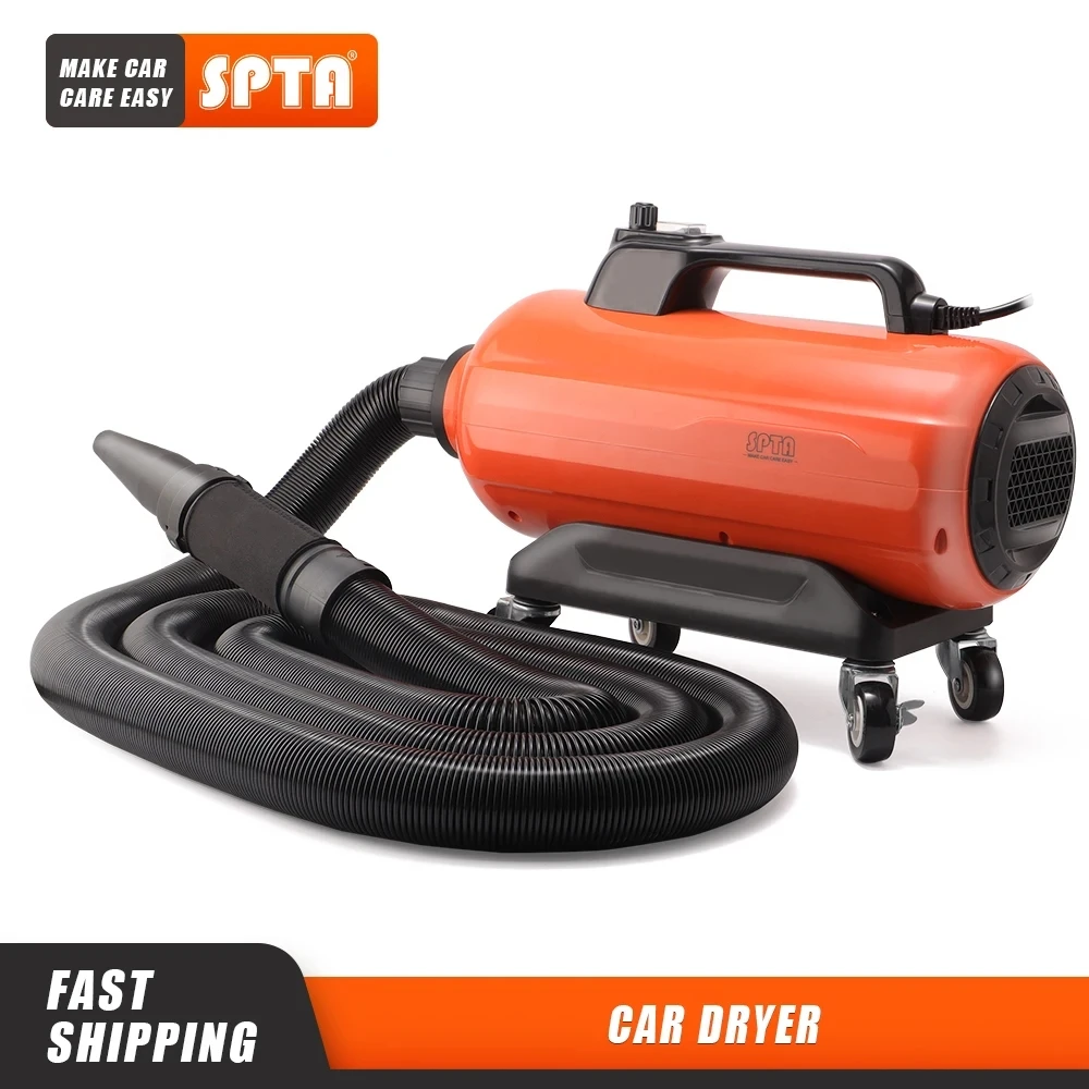 SPTA Air Cannon Car Dryer Blower Blades Powerful Detailing Wash Tool Safer Than Microfiber Towel Cloth