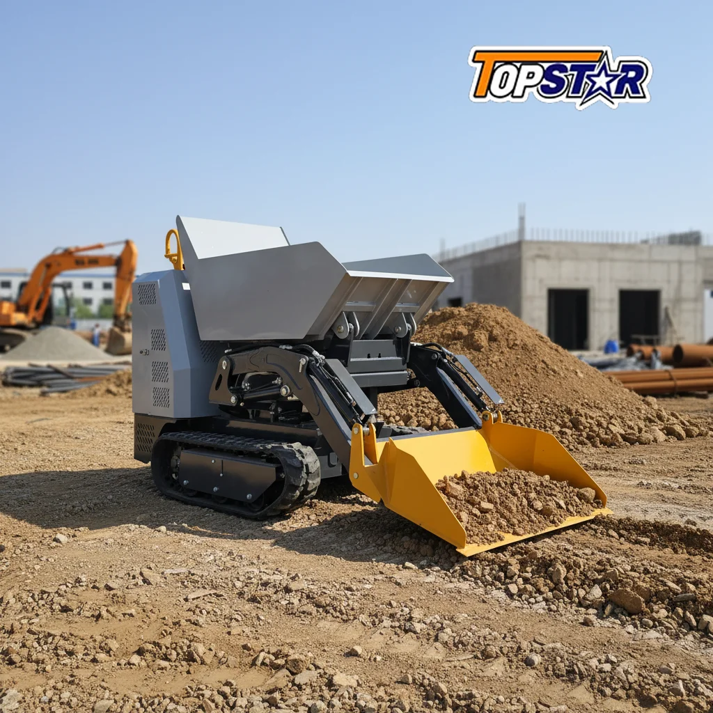 Schnelle Lieferung Raupen-Minidumper 600kg Hochwertig EURO 5 EPA Minidumper Werksanpassung Großhandel