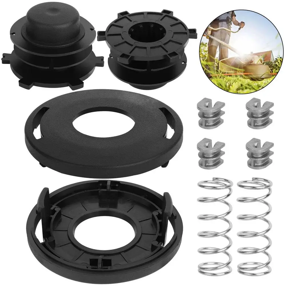 

2pcs Trimmer Head Spool Lawn Mower Accessory Compatible For 25-2 Fs44 Fs55 Fs80 Fs83 Fs85 Fs90 Fs100