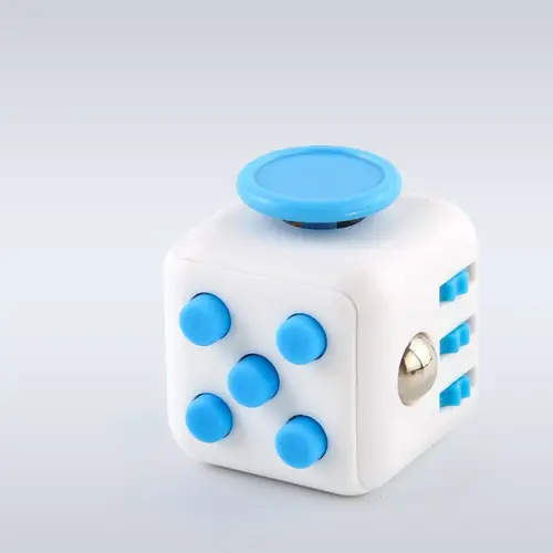Creative Solid Color Fidget Dice handheld cube Release Stress Autism Anxiety Adult Kids Relief Anti-Stress finger children toys - Image 9