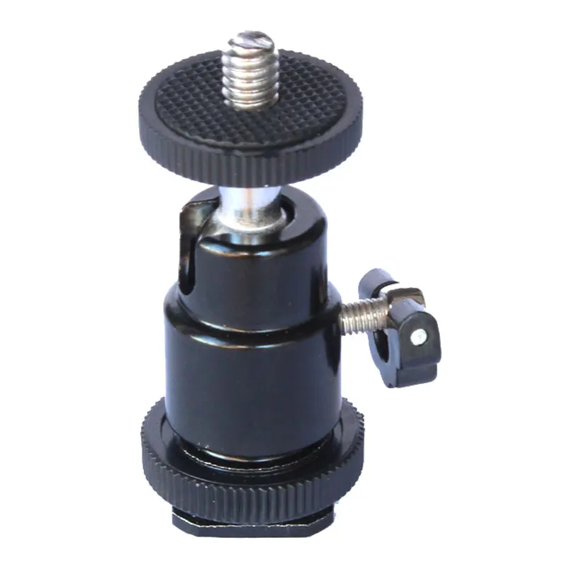 Description Picture 3 of item1/4" Phone Clip Holder Hot Shoe Phone Holder Mount For DSLR Camera With 1/4"-20 Thread Cell Phone Bracket