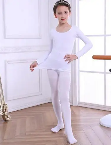 Children's Dance Pantyhose Baby Girls' Ballet Training Stockings White  Connected Leg Grading Test Leggings Kids Velvet Tights - AliExpress