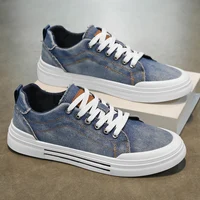 2025 New Trendy Men's Casual Sports Shoes Korean Edition Fashion Board Shoes Canvas Shoes Commuter Shoes Denim