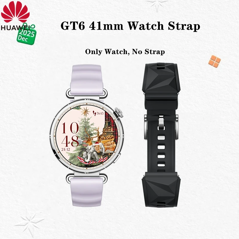 Premium Brown Leather Fluoroelastomer Watch Strap