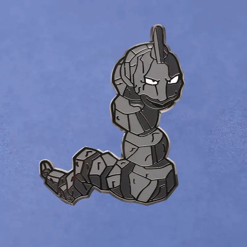

Pokemon Onix Anime Lapel Pins Backpack Jeans Enamel Brooch Pin Women Fashion Jewelry Gifts Kawaii Snake Cartoon Badges