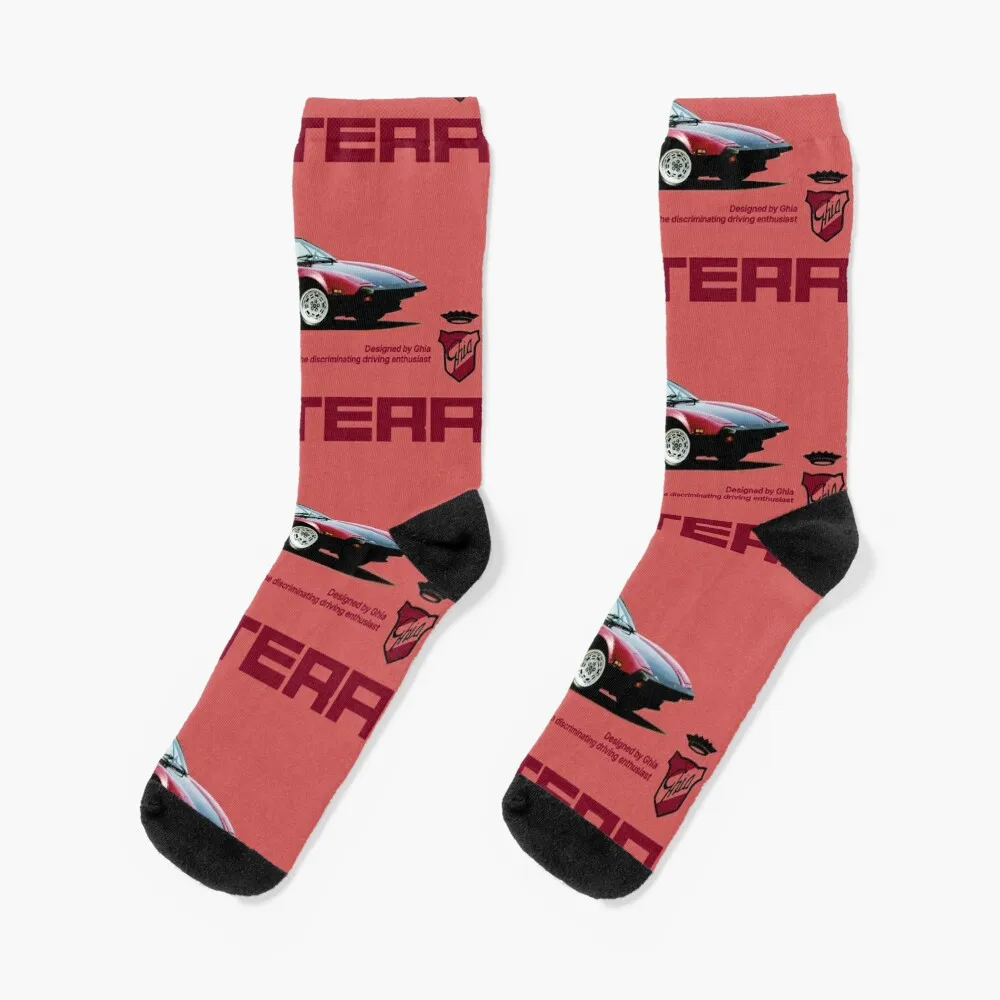 

DE TOMASO PANTERA GTS Socks Wholesale gym Socks Woman Men's