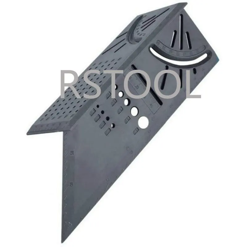 Woodworking Three Dimensional Scale Ruler Stop Type Ruler Multi Function Measuring Tool Builder/Carpenter/Craftsmen/Architect