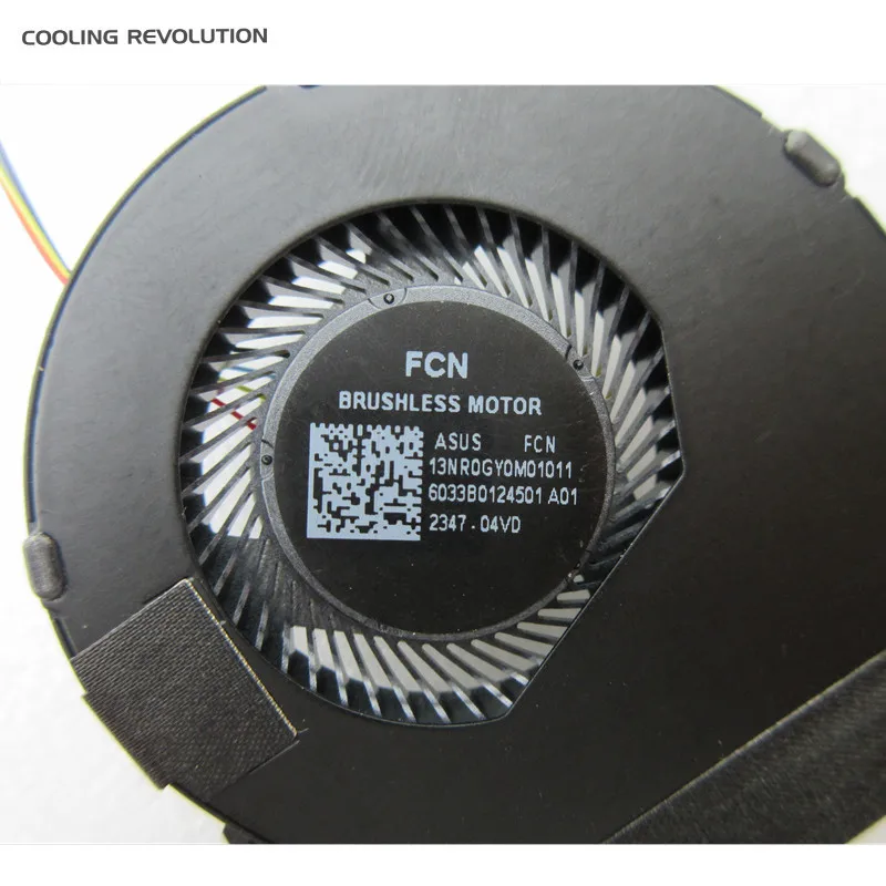 Original Handheld Gaming pc Cpu Ventilador de Refrigeração para Asus Rog Ally Rc71l Fn5p Fn5p Fcn 13nr0gy0m01011 13nr0gy0m02011 6033b0124601 Novo - Imagem 2