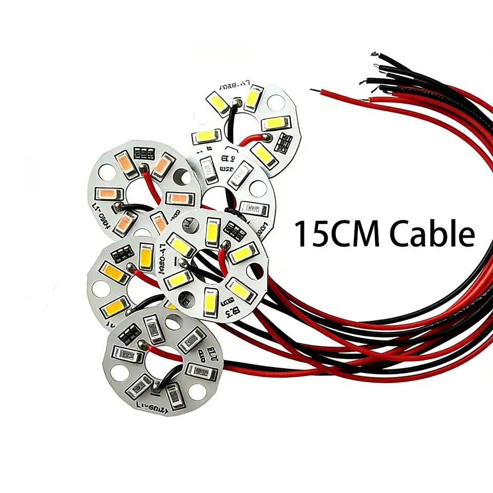 10Pcs DC5V LED 라이트 보드 광원 3W 흰색 따뜻한 흰색 빨간색 다색 모든 램프 보나멘트 야간 조명 무드 라이트 모듈