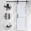 EaseLife 30" x 84" Sliding Barn Door with 5.5' Barn Door Hardware Track Kit, Solid LVL Plank 3