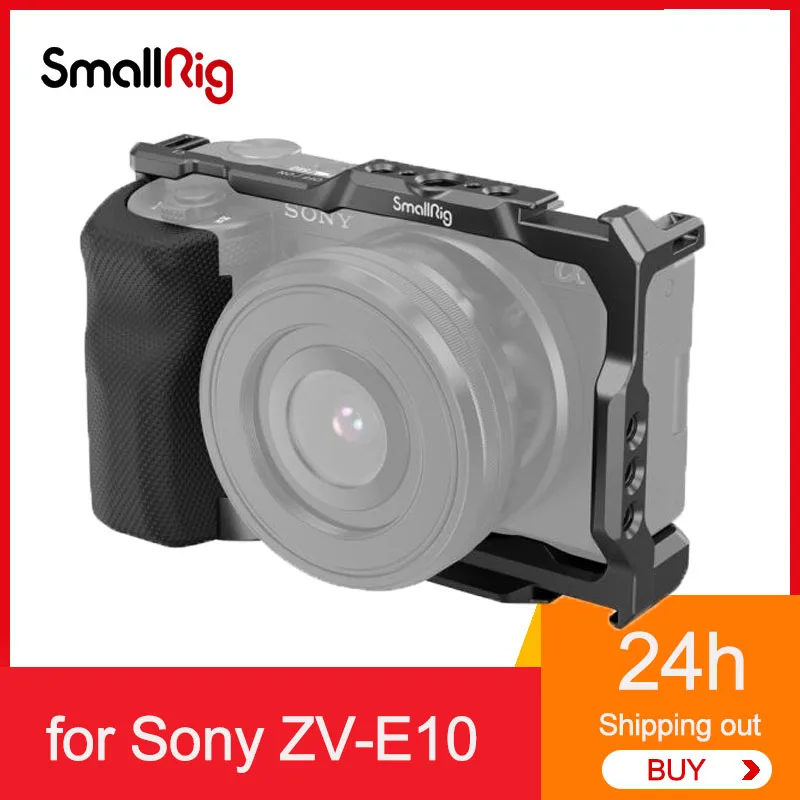 SmallRig-Camera-Cage-with-Grip-For-Sony-ZVE10-Extension-Grip-L-shaped ...