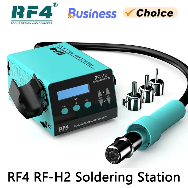 Hot Air Gun RF4 1000W Fast Desoldering Hot Air Gun Soldering Station Digital Display Intelligent BGA Rework Station To PCB Chip Repair RF-H2