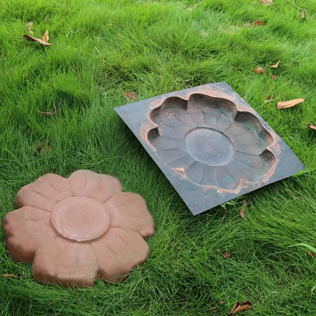 Pavement maker , Concrete Stepping , DIY Paving Brick for Garden Lawn Pavement Driveway