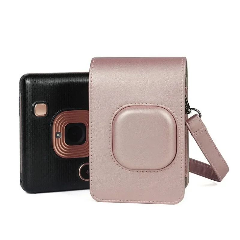 Custodia In Pelle Pu Retrò Per Fujifilm Instax Mini Liplay Hybird Fotocamera A Pellicola Istantanea Che Trasporta Borsa A Tracolla Compatta Mini Cover
