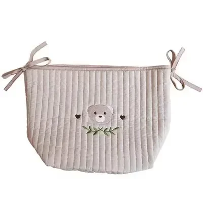 Fabric Storage Bag Ins Crib Hanging Bag Diaper Bag Baby Toy Storage Bag Diaper Bag Large-capacity Bedside 4