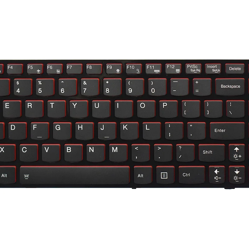 Teclado do Portátil dos E.u. para Lenovo Ideapad Inglês Retroiluminado Versão do Ângulo Direito Y500 Y500n Y500nt Y510p - Imagem 2