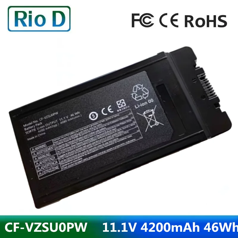 Cf-Vzsu0Pr Cf-Vzsu0Pw 11.1V 4080Mah 46Wh Cf-Vzsu0Lw Cf-Vzsu0Gw Nuova Batteria Per Laptop Per Panasonic Cf-54 Toughbook