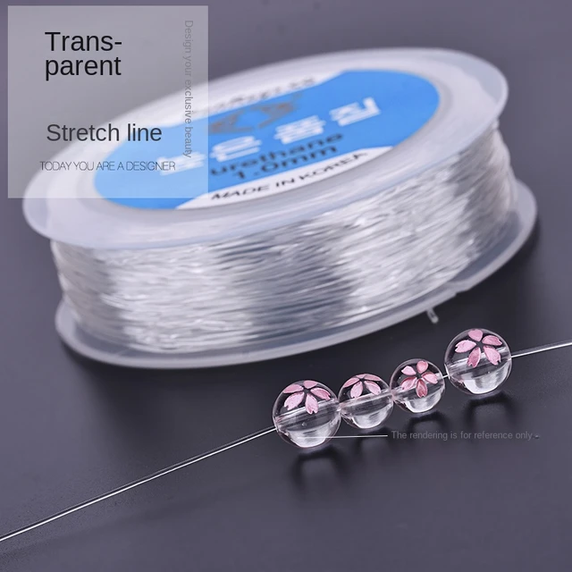 Transparent Crystal Thread Wire  Clear Elastic String Beads - Diy Crystal  Cord Round - Aliexpress