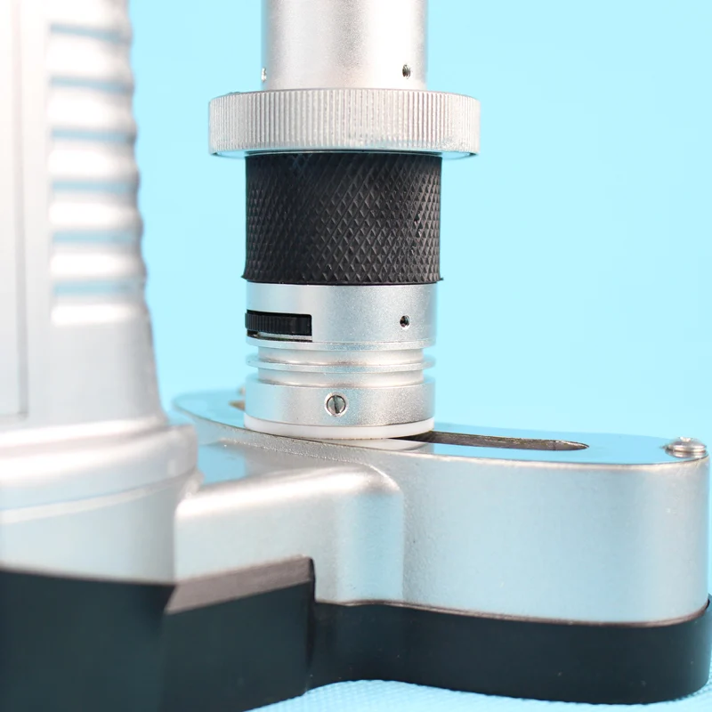 Quality Portable Slit Lamp Microscope LED Lamp With Aluminum Carry Case 2 Batteries