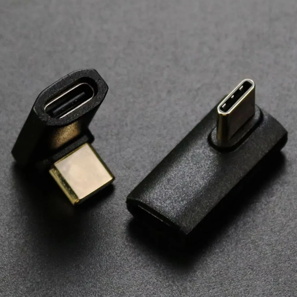 Enhanced USB C Adapter - 90 Degree Right Angle Extender with 240W Fast Charging and 40Gbps Data Transfer