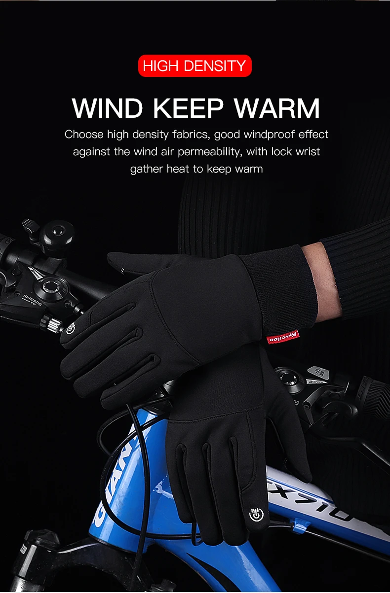 Description Picture 6 of itemOutdoor Sports Gloves Winter Men's Women's Warm Gloves waterproof Windproof TouchScreen Gloves for Bicycling Cycling Running