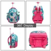 Children School Backpacks for Teenagers 3 in 1 School Backpack for Kids Girls Mermaid Schoolbag with Lunch Bag Pencil Case 4