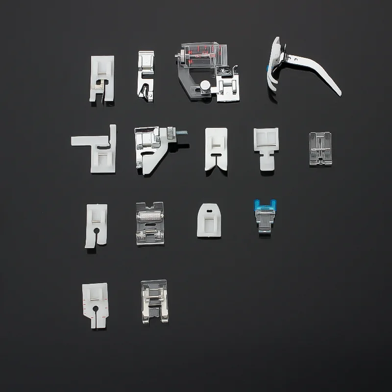 INNE 72 Pièces/ensemble Accessoires De Machine à Coudre Fournitures Kit De Pied-de-biche Ensemble Avec Boîte Ménage Pour Brother Singer Outils De Point