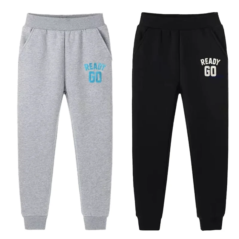 New Teen Boys Pants Big Children's Sports Trousers Kids Casual Summer Thin Pants Teenager Girls Letter Clothing 2-12 Years