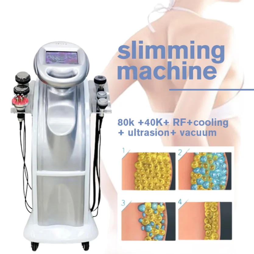 

Slimming Machine 7 In 1 Ultrasonic Cavitation Liposuction Body Fat Burning Vacuum Led Wrinkle Removal Device 2 Years Warranty