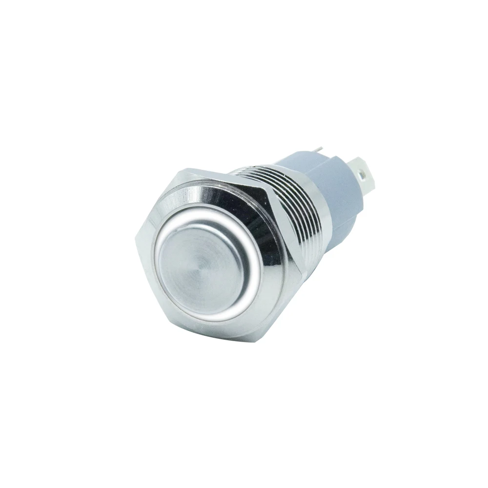 12mm 16mm 19mm 22mm Extended Head Metal Push Button Switch on off power LED light Waterproof 3v 6v 12v 24v 110v 220v ip65 push button switch