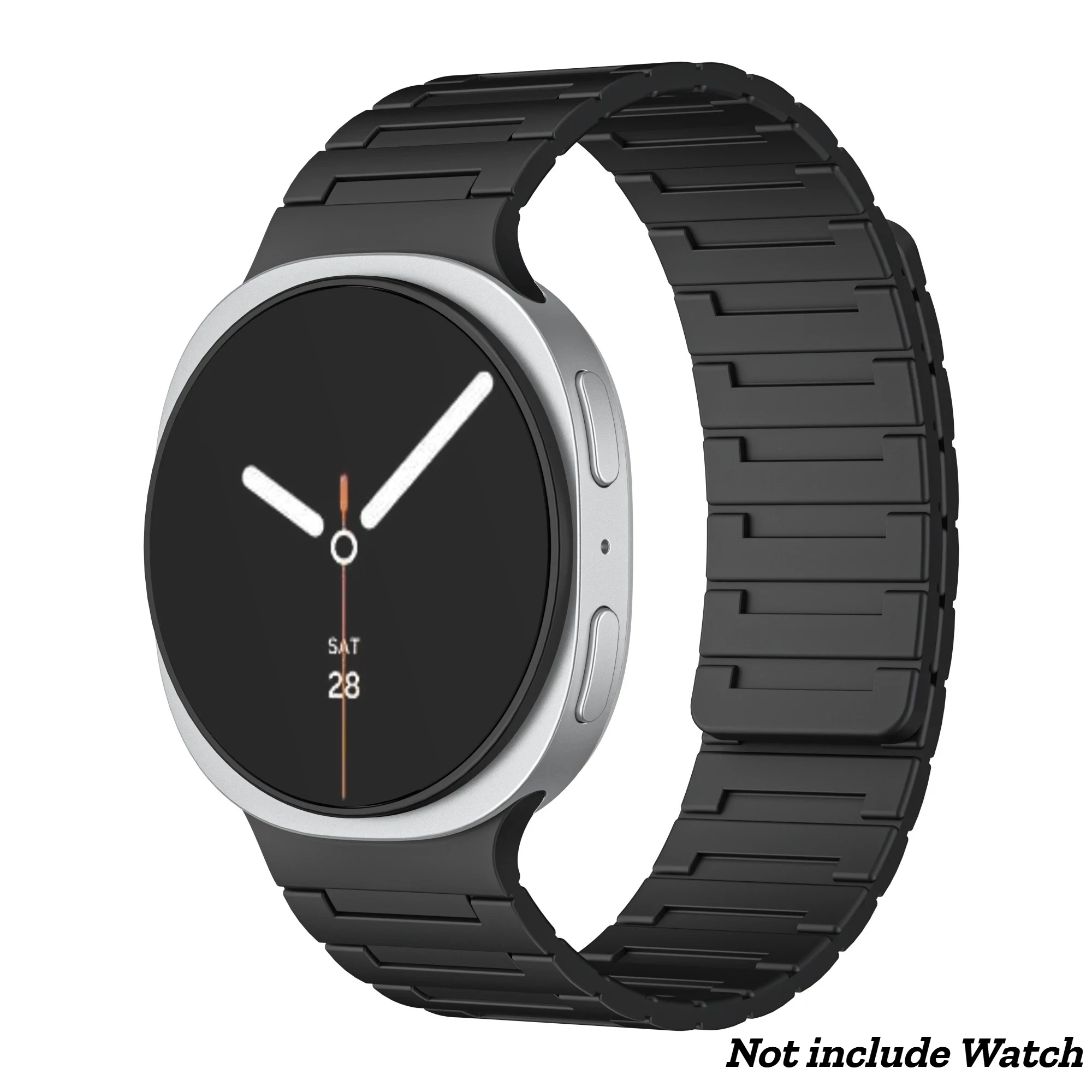Magnetic Silicone Loop Strap Replacement Bracelet