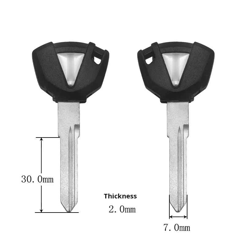 Kawasaki motorcycle key blank suitable for Kawasaki Z250 Versys-X300 can be placed anti-theft chip