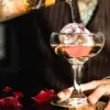 3D Rose Ice Molds 2.5 Inch, Large Ice Cube Trays, Make 4 Giant Cute Flower Shape Ice, Silicone Rubber Fun Big Ice Ball Maker 3