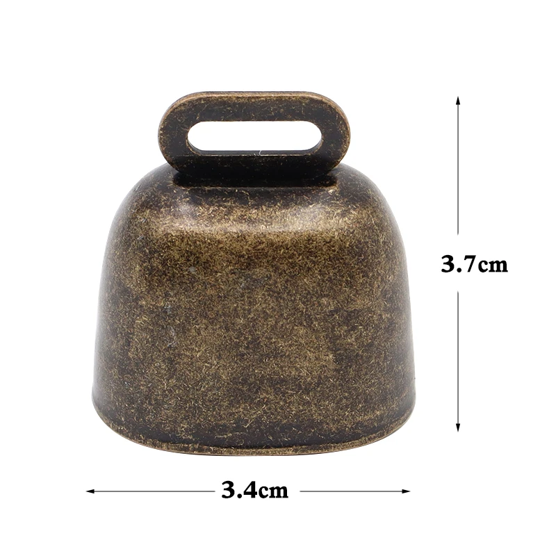 Animal Pet Copper Bells Hanger Metal Bells Loud Crisp Spread Farther Loud Cow Sheep Grazing Cats Dogs Pets Decoration Bells