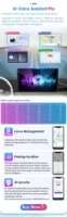 Auto radio za Citroen Berlingo B9 Peugeot Partner 2008-2019 5