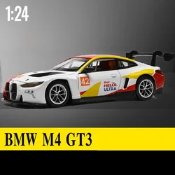 1:24 BMW 7 Series i7 Diecast Metal Luxury Electric Limousine Toy with Sound & Light (M4 GT3 42)