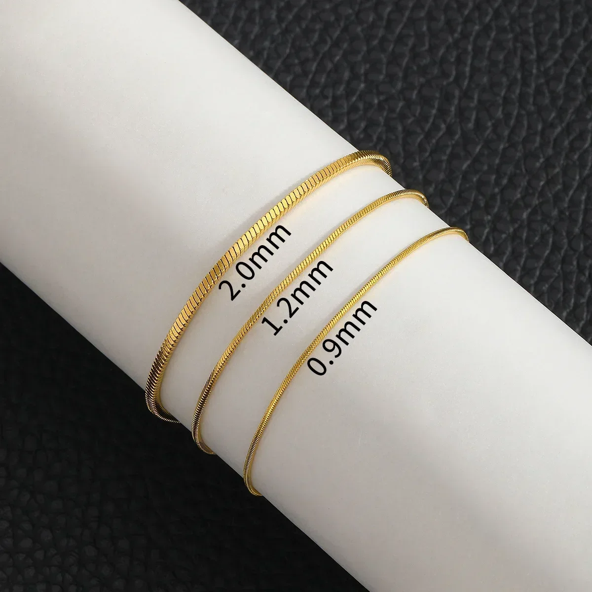 Box Chain Bracelet Men Stainless Steel Gold Silver Color Square Pendant Jewelry Accessories