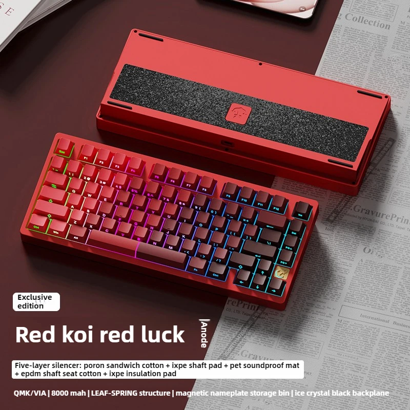 Weikav Stars75s Rouge Switch メカニカルキーボード glacier-weikav-stars75s-red-