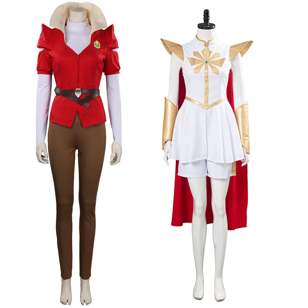 

She-Ra and the Princesses of Power She Ra Adora Cosplay Costume Dress Cloak Halloween Carnival Suit For Adult Women Girls