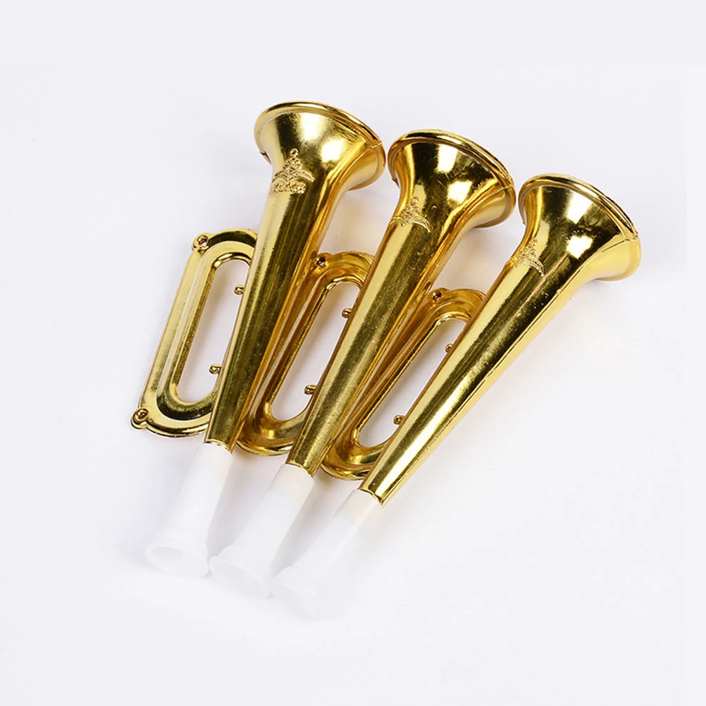 18 Pcs Plastic Trumpet Toys Kids Musical Instruments Sports Props Promotional Gadgets Party Gifts Souvenirs Horns For Team