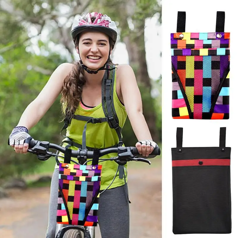

Bicycle Storage Bag Bike Front Fork Waterproof Bag Bike Frame Bag Bike Accessories For Adult Bikes Waterproof Scooter Handlebar
