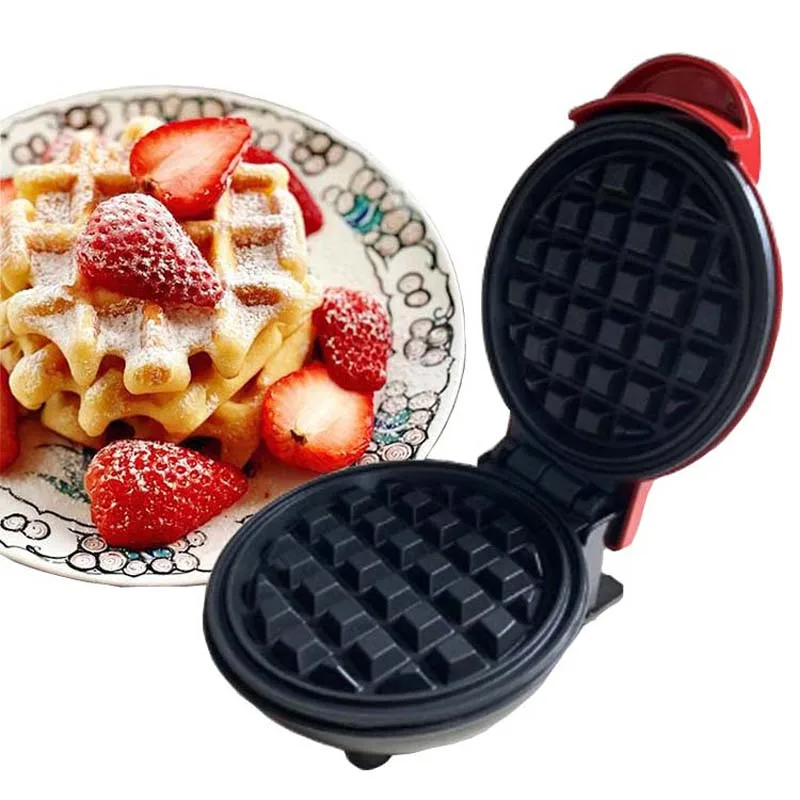 Mini Personal Waffle Maker Cute Fun Breakfast Pan For Vienna Non