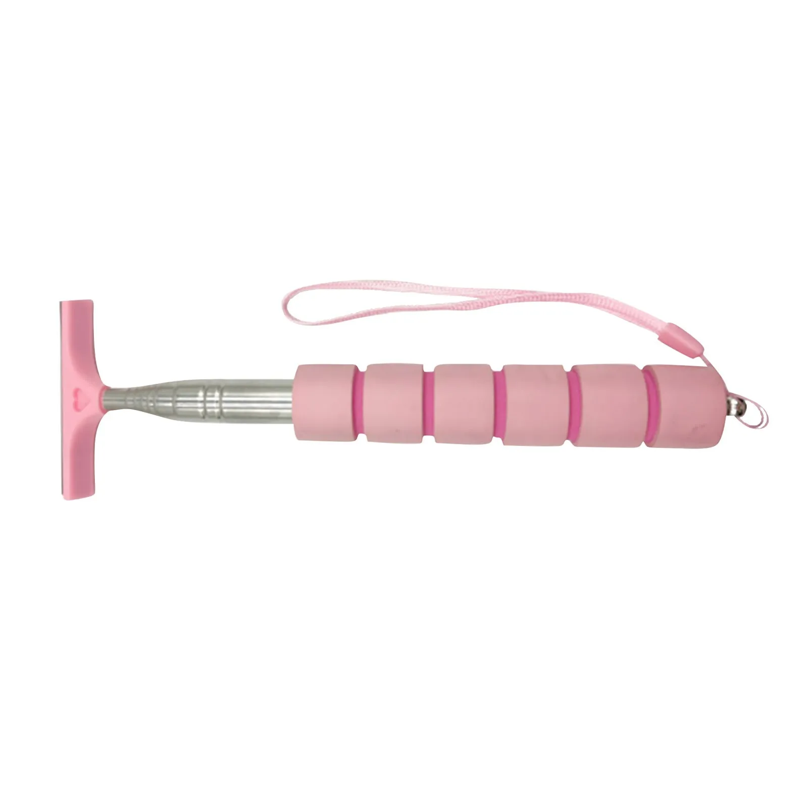 Car Rearview Mirror Wiper Retractable Auto Glass Squeegee Water Cleaner Telescopic Long Rod