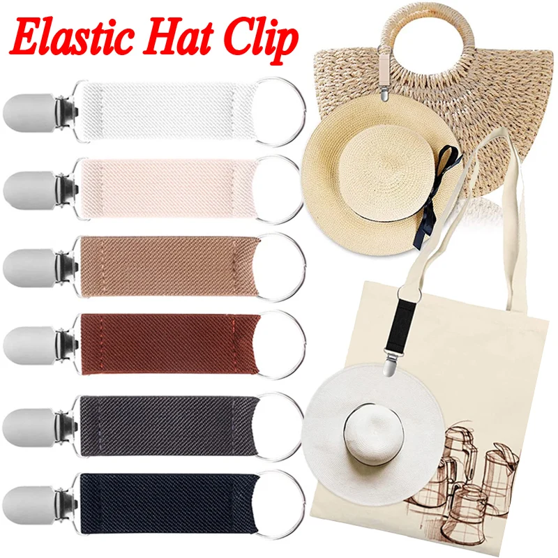 Elastic Luggage Straps Clip Luggage Accessories Hanging Buckle Straps Suitcase Bag Straps Hat Clips Lock Hooks Travel Cap Clip