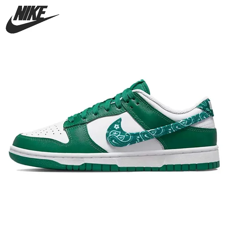 Nike-Chaussures Sb Dunk Low Ess Pour Homme Et Femme, Cestini De Skateboard Unisexes, Paisley Vert