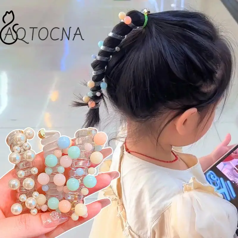 

Ponytail Elastic Hair Bands Rubber Hair Ties Bundle Scrunchies Telephone Wire Hair Accessories Fashion Hairbands Women Headband