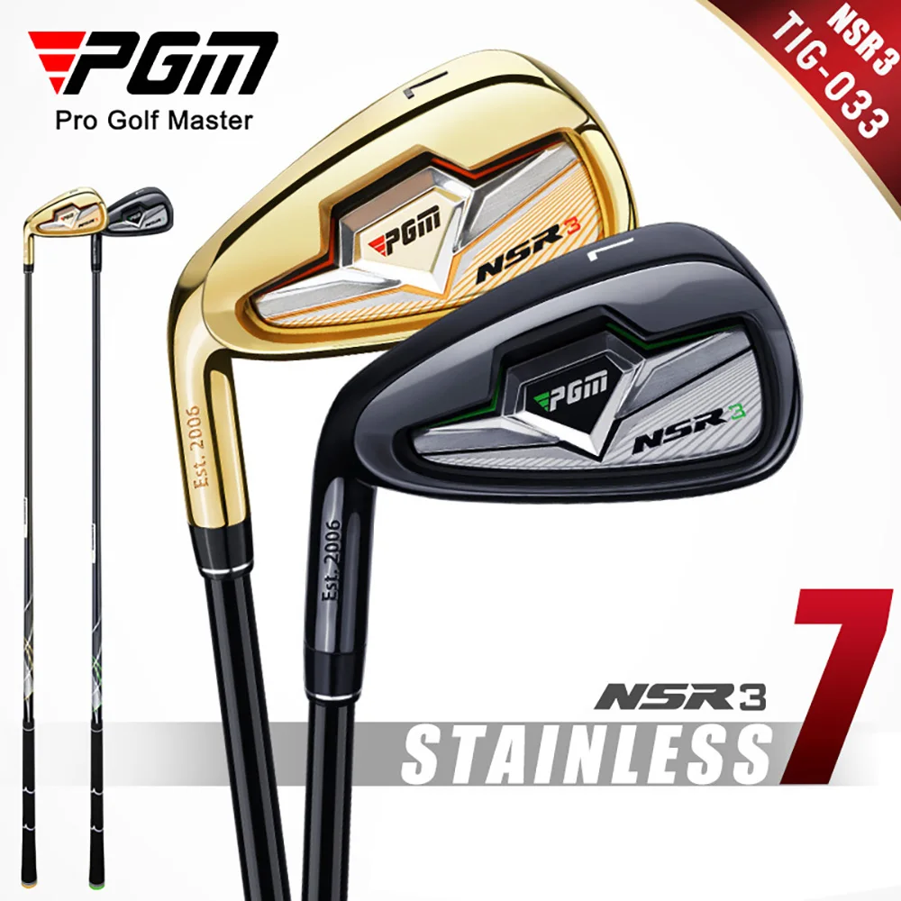 

PGM Left Hand Golf Men's Club Clubs Iron Stainless Steel Head Golf Professional Practice ClubGolf Club Men's Club