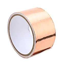 13.12ft Copper Foil Tape with Conductive Adhesive for EMI Shielding and Electrical Repairs (Copper Color)